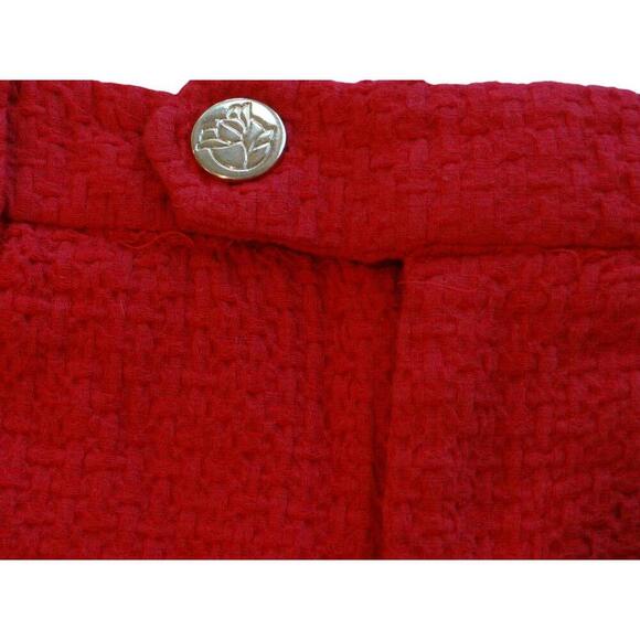 Draper James Red Woven Shorts - Picture 4 of 5